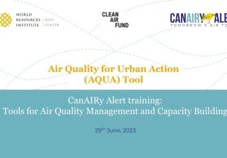 فيلم: آموزش CanAIRy Alert: ابزار کیفیت هوا برای اقدام شهری (AQUA).