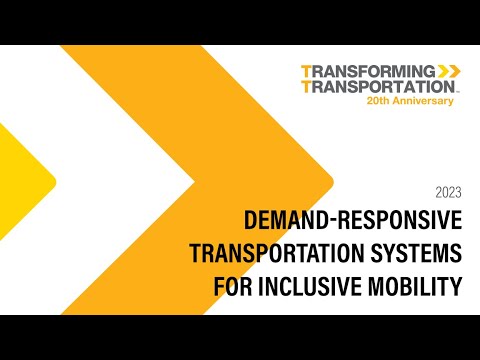 فيلم:  جلسه ۶ – سیستم های حمل و نقل پاسخگو به تقاضا برای تحرک فراگیر |  #TTDC23