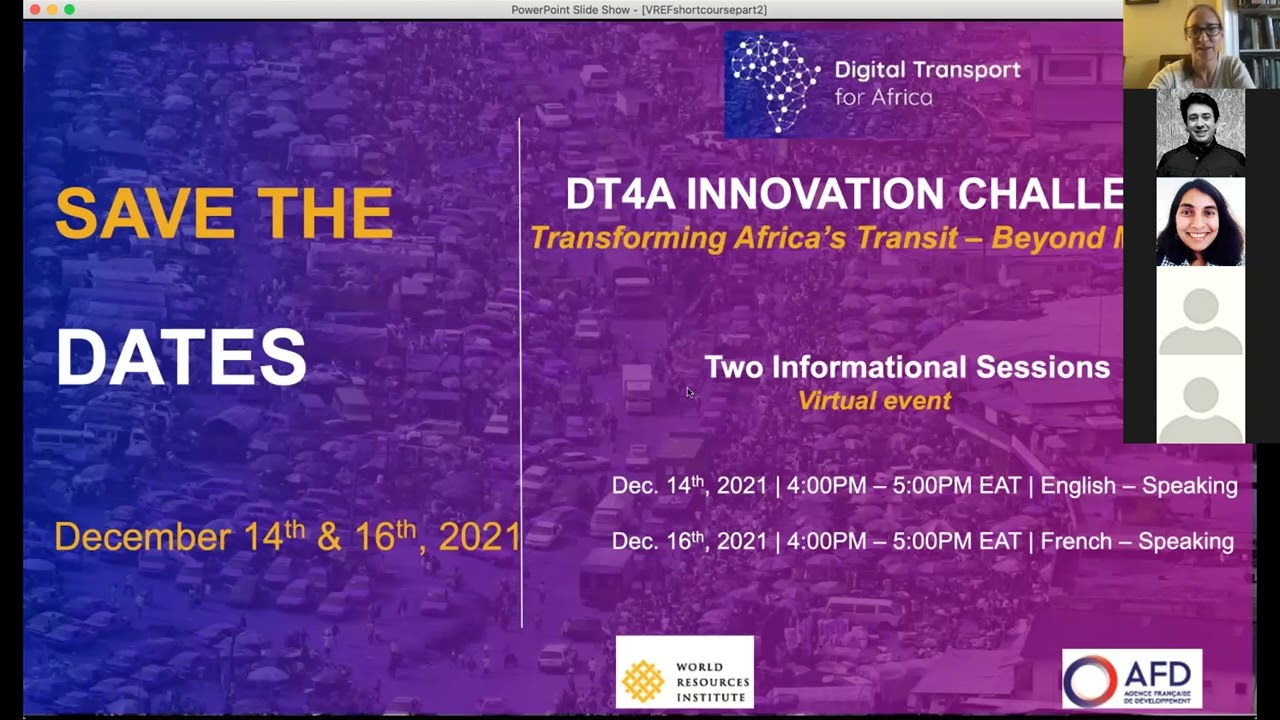فيلم: داده ها و ابزارهای دیجیتال برای تحقیقات حمل و نقل: منابع و برنامه های کاربردی (DigitalTransport4Africa)