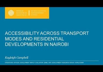 فيلم: دسترسی در سراسر حالت های حمل و نقل و توسعه های مسکونی در نایروبی – توسط Kayleigh Campbell