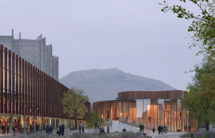 بازتعریف فرهنگ شهری: هنینگ لارسن برنده مسابقه طراحی مرکز هنرهای جدید در برگن، نروژ شد - تصویر 5 از 6