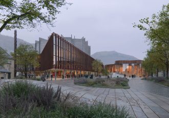 بازتعریف فرهنگ شهری: هنینگ لارسن برنده مسابقه طراحی مرکز هنرهای جدید در برگن، نروژ شد.