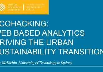 فيلم: Ecohacking: تجزیه و تحلیل مبتنی بر وب که انتقال پایداری شهری را پیش می برد – جان مک کیبین