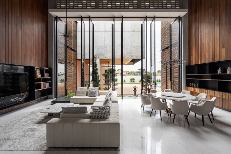 3-Juxta House / Kee Yen Architects - عکاسی داخلی، اتاق نشیمن، میز، صندلی