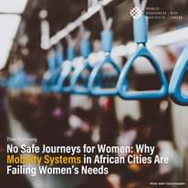 بیش از ۸۰ درصد زنان در حین استفاده از #وسایل نقلیه عمومی در آفریقا مورد آزار و اذیت قرار می گیرند…