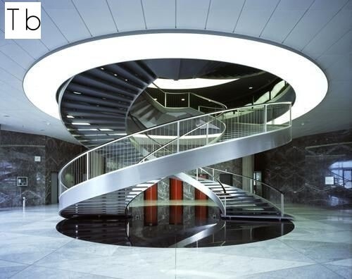 راهنمای جامع معماری بهترین ۸۰ ایده شگفت انگیز و مدرن برای طراحی راه پله های مارپیچ ….
