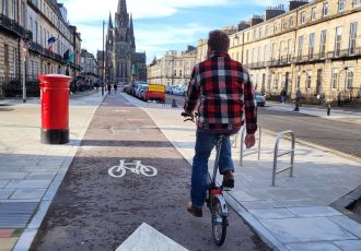 مسیرهای جدید دوچرخه‌سواری که پایتخت اسکاتلند را تزیین می‌کنند