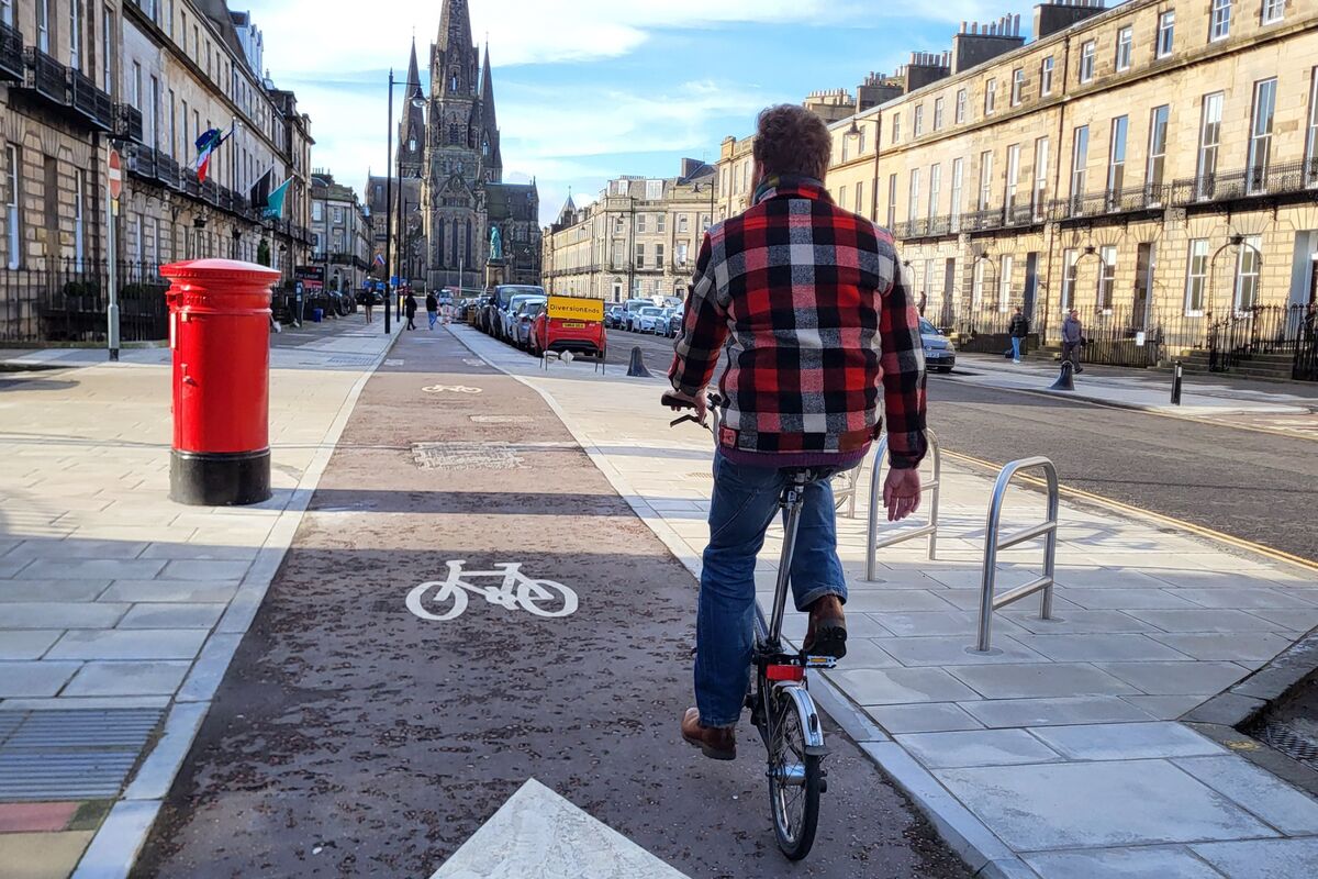 مسیرهای جدید دوچرخه‌سواری که پایتخت اسکاتلند را تزیین می‌کنند