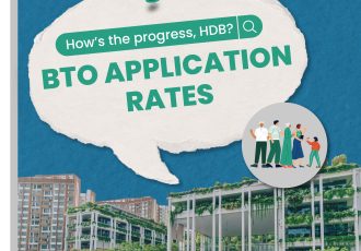 نرخ درخواست BTO برای خانواده های اولین بار از ۴ کاهش یافته است.
