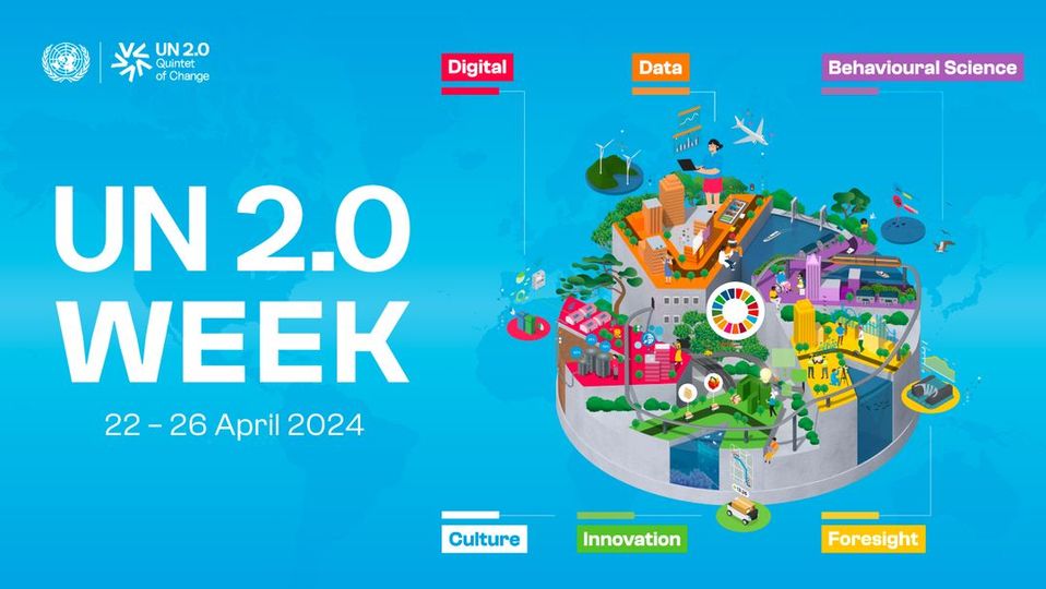 هفته UN 2.0 از ۲۲ تا ۲۶ آوریل ۲۰۲۴ برگزار می شود – و از شما دعوت شده است که بخشی از آن باشید…