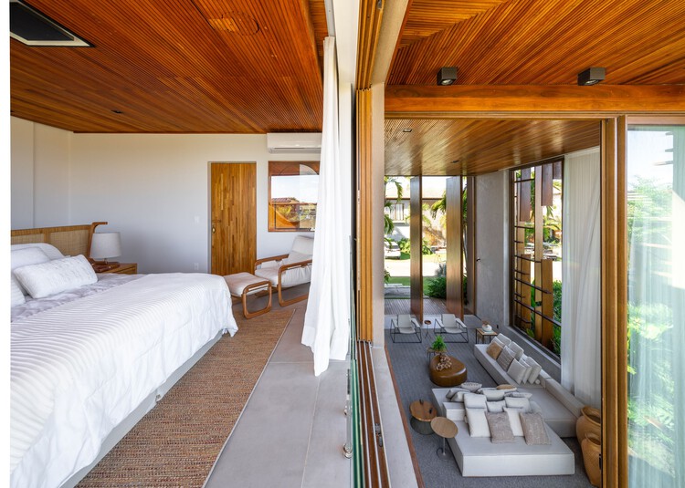 House Brise / Sidney Quintela Architecture + شهرسازی - عکاسی داخلی، اتاق خواب، میز، صندلی، تخت، پرتو، پنجره