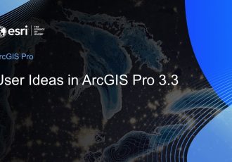فيلم:  ایده های کاربر در ArcGIS Pro 3.3