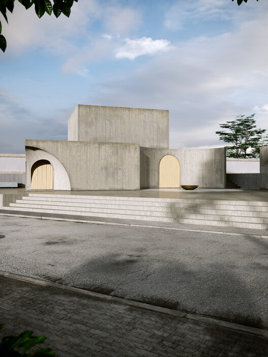 یک کلیسای کوچک در پرتغال و یک موزه در ایران: 10 پروژه ساخته نشده با طرح های بتنی - تصویر 30 از 55