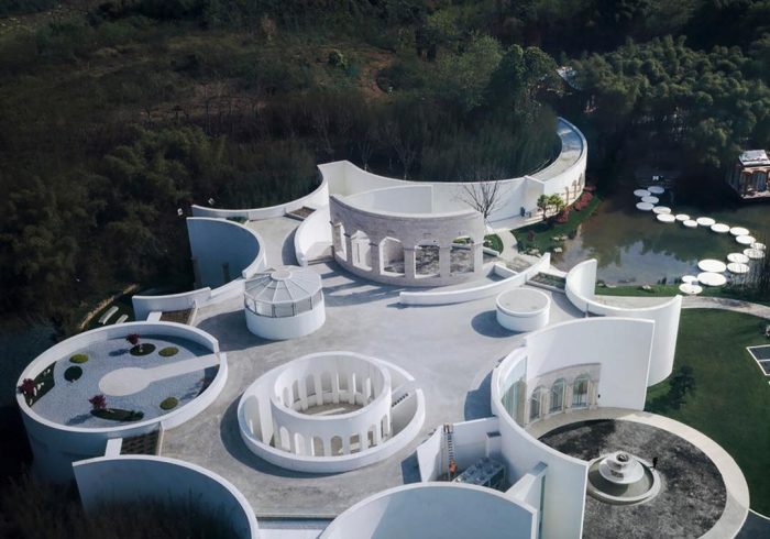 مرکز پذیرش شهر تبادل فرهنگ چین و ایتالیا، طراحی شده توسط AOE Architects،…