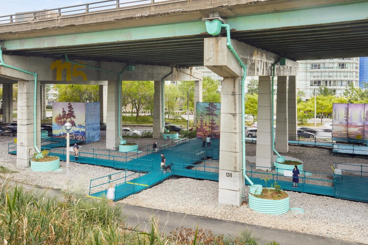 نوسازی شهری از زیر: 10 فضای عمومی که زیرساخت های شهر نادیده گرفته شده را بازیابی می کنند - تصاویر بیشتر