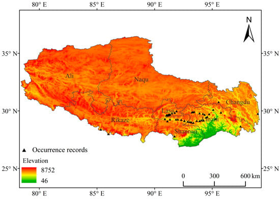 پایداری |  متن کامل رایگان |  پیش بینی منطقه خطر بالقوه گیاه مهاجم Galinsoga parviflora در تبت با استفاده از مدل MaxEnt