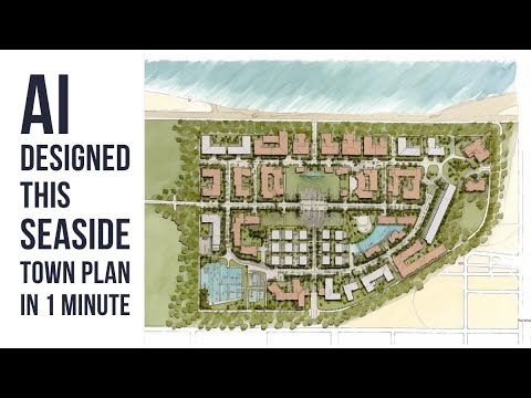 فيلم:  من از هوش مصنوعی خواستم تا یک شهر ساحلی شهری جدید طراحی کند