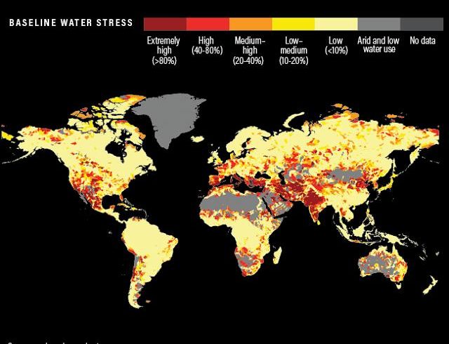 آیا می دانستید که یک چهارم جمعیت جهان با استرس شدید آبی مواجه هستند…