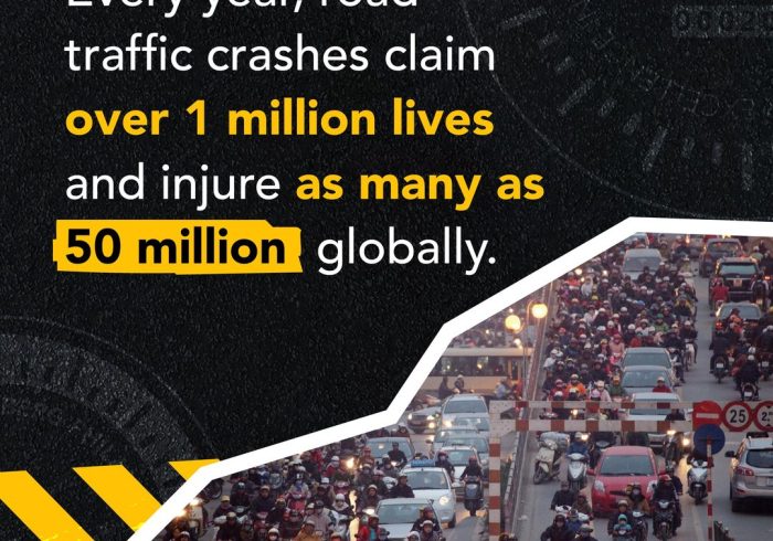 تصادفات جاده ای سالانه جان ۱٫۱۹ میلیون نفر را می گیرد.