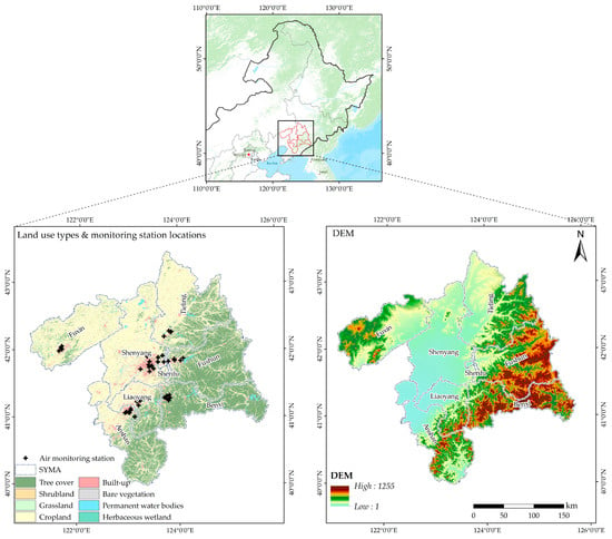 پایداری |  متن کامل رایگان |  الگوهای فضایی و عوامل تعیین کننده غلظت PM2.5: تجزیه و تحلیل رگرسیون کاربری زمین در منطقه شهری شن یانگ، چین